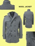 Men's woollen coat